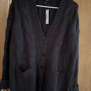 J Crew chunky cable-knit oversized sweater